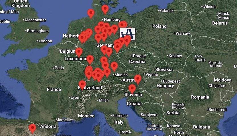 Medical clinics in Europe using von Ardenne Iratherm 1000 WBH wIRA device