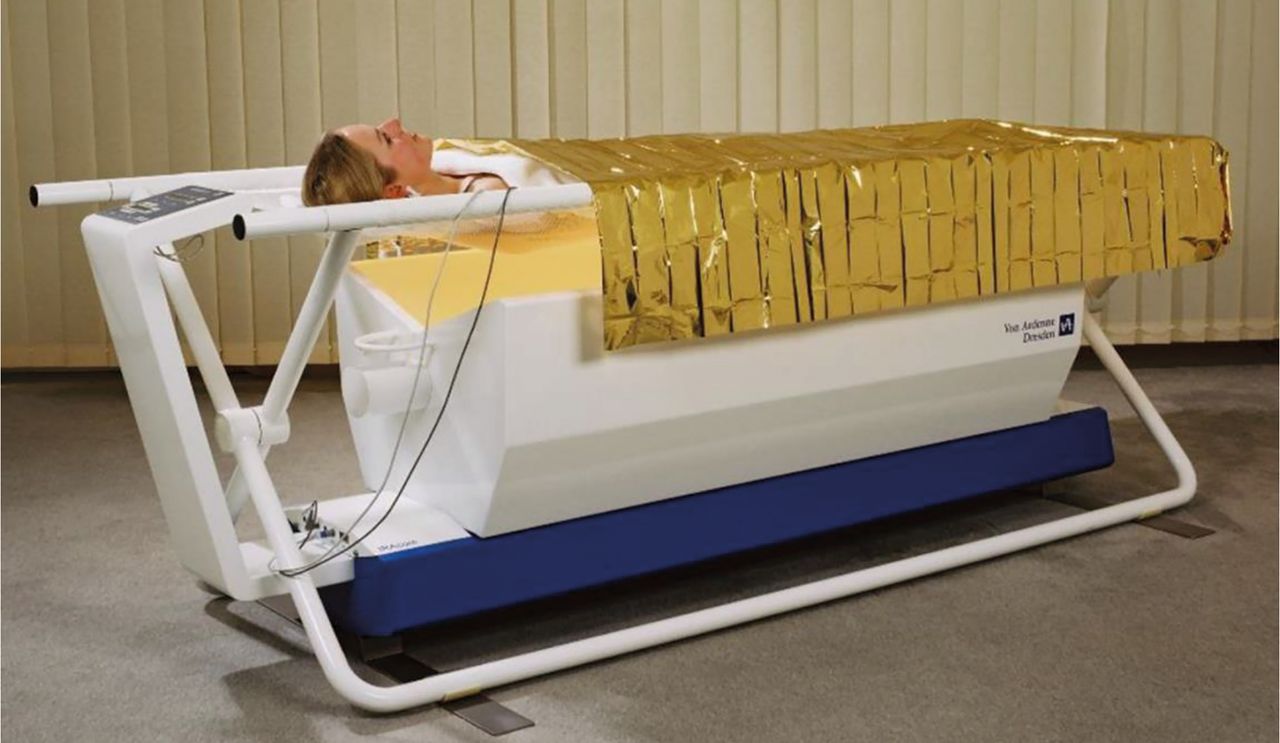 von Ardenne iratherm 1000 wIRA hyperthermia device patient 2